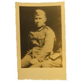 Porträtfoto des deutschen Soldaten